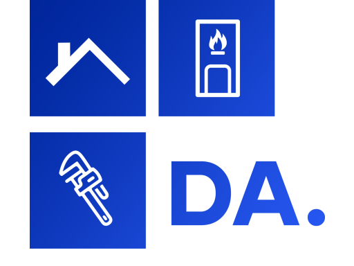Logo DA. Installatietechniek